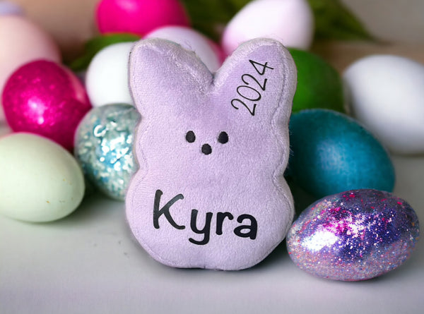 Personalized Easter Mug With a PURPLE Bunny