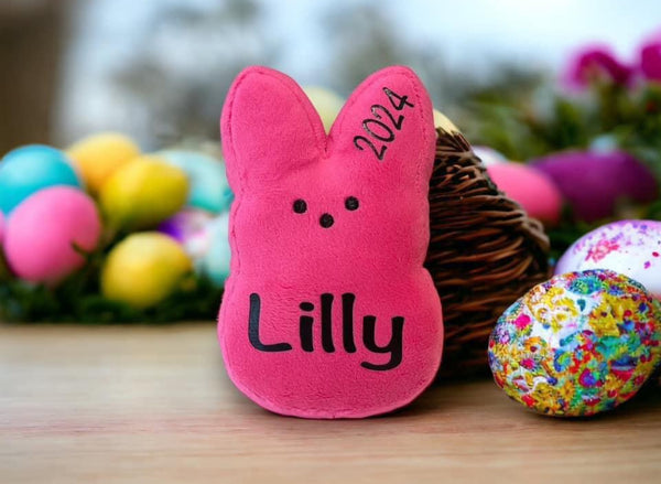 Personalized Easter Mug With a PINK Bunny