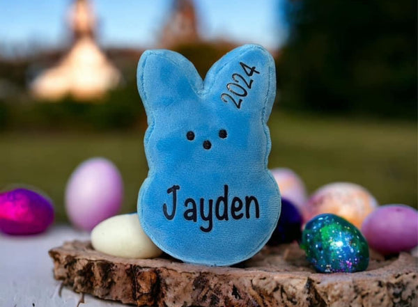 Personalized Easter Mug With a BLUE Bunny