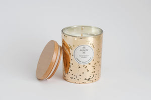 Gold Crackle Tumbler - Cafe Mocha