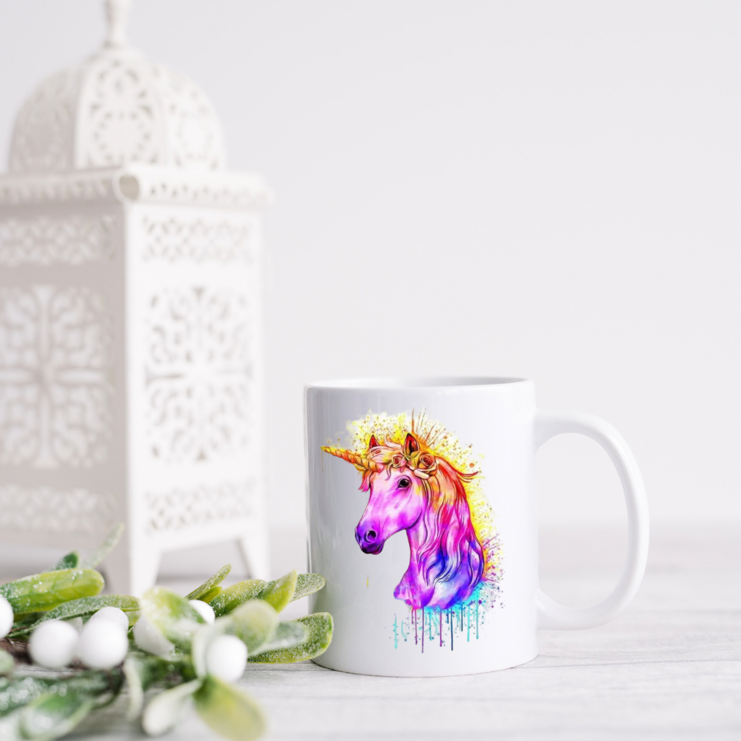 Unicorn Watercolor Mug